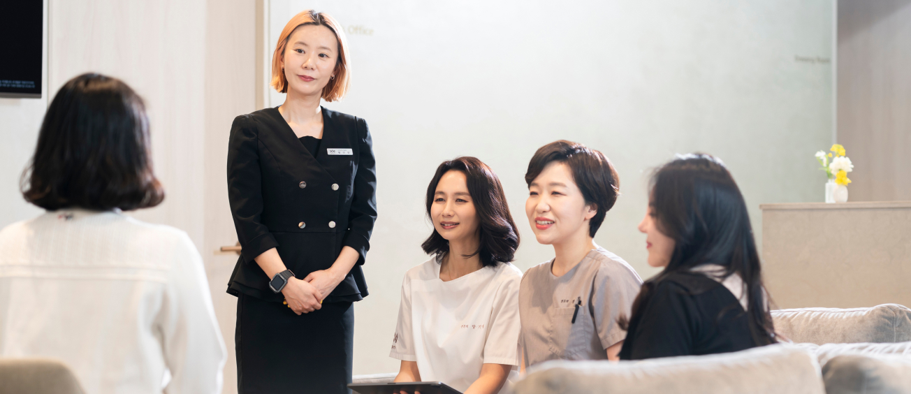 트리니티여성의원 상담 모습
